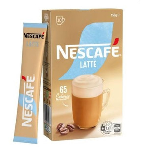 NESCAFE FROTHY COFFEE Individual Portions Latte, Pk10