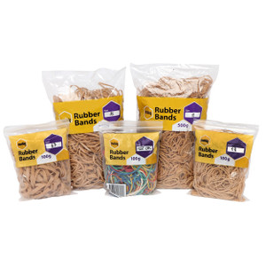 MARBIG RUBBER BANDS No 64 500gm Bag