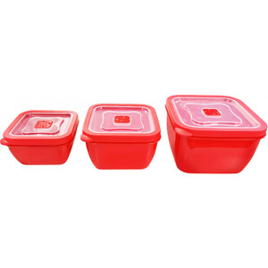 Impress Airtight Container 1.89Ltr / 1.15Ltr / 630ml, Set of 3