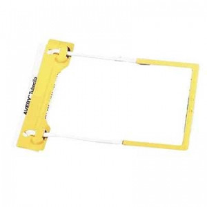 AVERY TUBECLIP FILE FASTENER Yellow Complete Pk10
