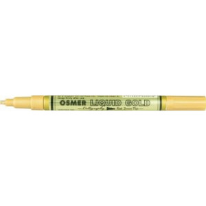 OSMER CALLIGRAPHY MARKER Gold Pk12