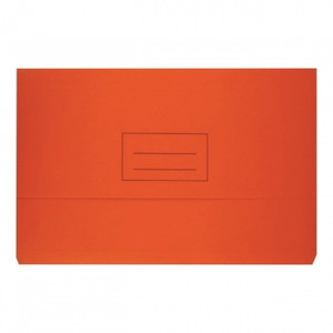 BANTEX DOCUMENT WALLET BOARD 230GSM FOOLSCAP Orange 100851692