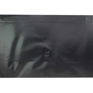 Osmer Plastic Document Wallet with Velcro Seal Foolscap, Black