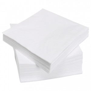 1 PLY WHITE NAPKIN 1/4 FOLD 300mm x 300mm CTN3000 ** See Also GP-DNL1W/BX3000 **