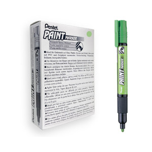 Pentel MMP20 Paint Marker Medium Bullet 3.0mm Light Green, Box of 12