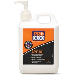 ZIONS PRO BLOC SPF 50+ SUNSCREEN 2.5ltr bottle