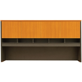 LOGAN HUTCH WITH DOORS 1800W Beech