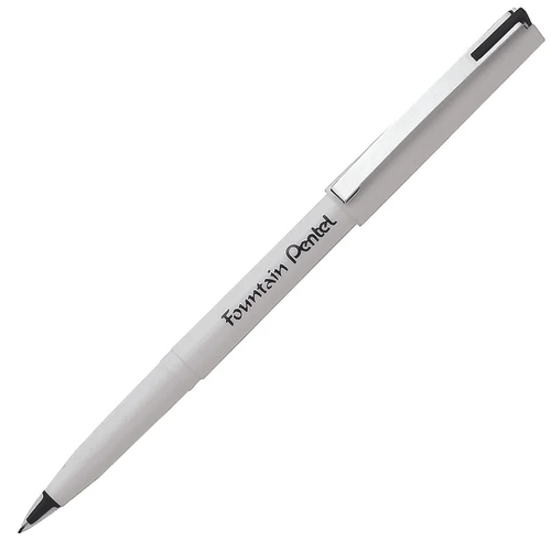 Pentel JM20WU Fountain Pen Black Ink, Box of 12