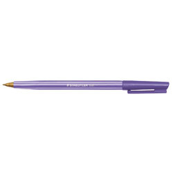 STAEDTLER STICK ICE COLOUR BALLPOINT PEN Medium Ice Purple Bx10