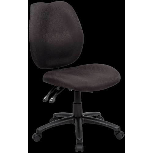 SABINA DRAFTING CHAIR BLACK Patterned Fabric, 3 Lever Ratchet Back with Drafting Ring