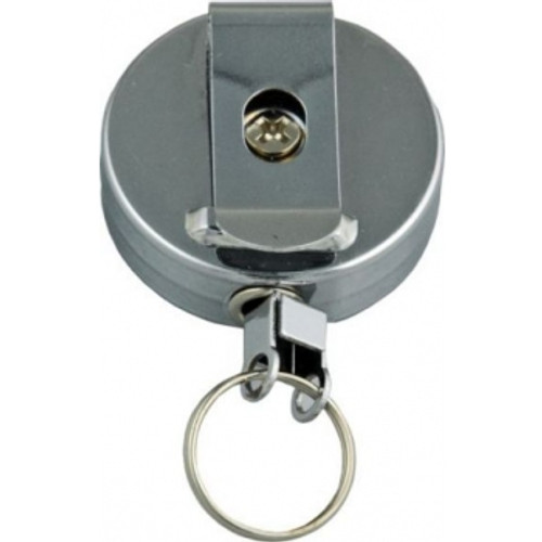RETRACTABLE METAL REEL CORD WITH KEY RING