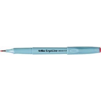 ARTLINE 3600 ERGOLINE FINELINER PEN 0.6MM RED Bx12 *** While Stocks Last ***