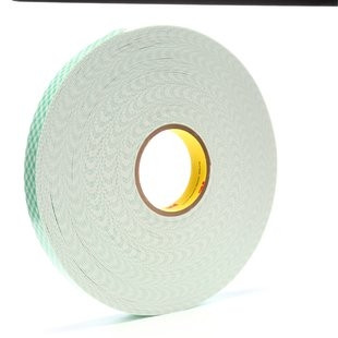 3M SCOTCH 4016 DOUBLE SIDED FOAM TAPE 1.6mm 25.4mm X 32.9m 70006076072 - Each (Minimum Order Qty 9 Rolls)