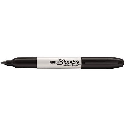 Sharpie 1.5mm Super Permanent Marker Bullet Point Black, Each