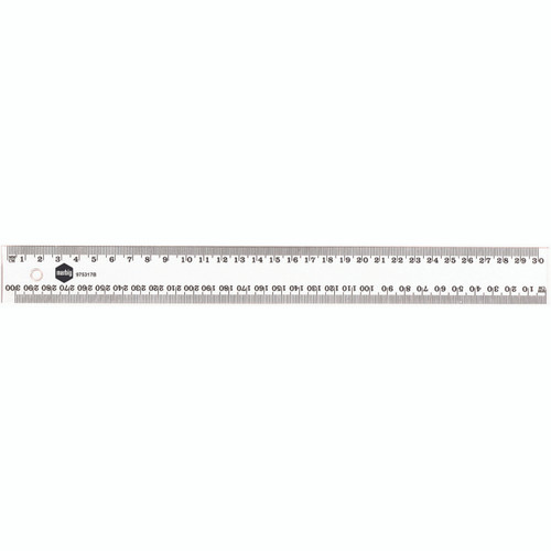 MARBIG PLASTIC RULER 30cm Clear Hangsell