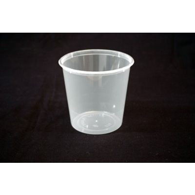 DISPOSABLE ROUND CONTAINER 850ml Bx500 (Lids Sold Separately)