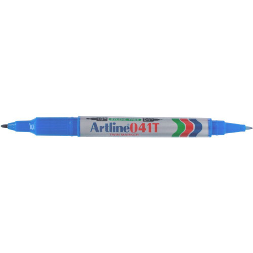 ARTLINE 041T BI NIB MARKER Perm 0 7 0 4mm Blue, Bx12