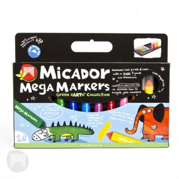 MICADOR MEGA MARKERS Assorted 10s