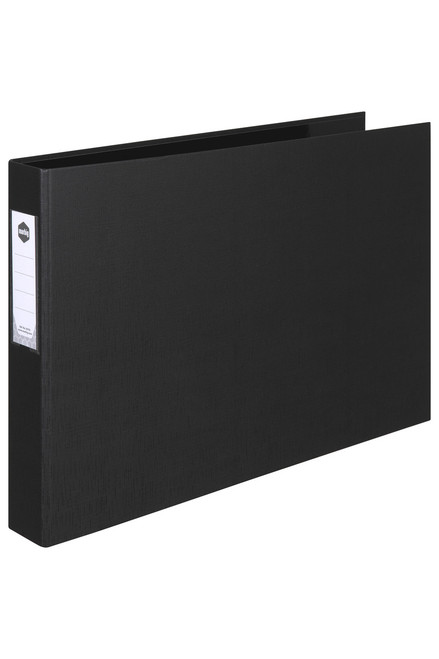 MARBIG ENVIRO BINDER LANDSCAPE A3 3D Ring 38MM Black