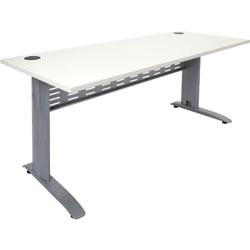 RAPID SPAN DESK W1500xD700 White & Silver