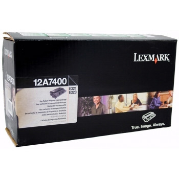 LEXMARK 12A7400 ORIGINAL OPTRA RETURN PROGRAM TONER CARTRIDGE 3K Suits E321/323