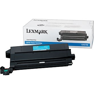LEXMARK 12N0768 ORIGINAL OPTRA CYAN CARTRIDGE 14K Suits C910/912