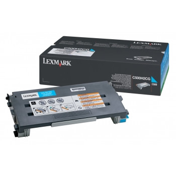 LEXMARK C500H2CG ORIGINAL CYAN TONER 5K Suits C500/X500/X502N