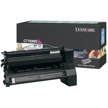 LEXMARK C7700MS ORIGINAL MAGENTA PREBATE TONER CART 6K Suits C772