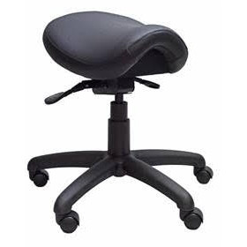 ERGO SADDLE SEAT Black Base & Gaslift