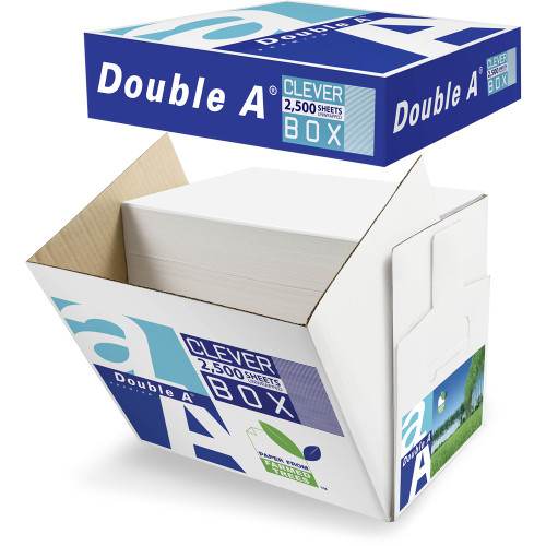 DOUBLE A A4 80GSM UNWRAPPED COPY PAPER 2500 Sheets x 30 Boxes