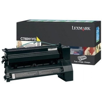 LEXMARK C780H1YG ORIGINAL YELLOW PREBATE TONER CART 10K Suits C780