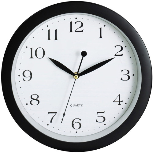 CARVEN WALL CLOCK 300mm Black