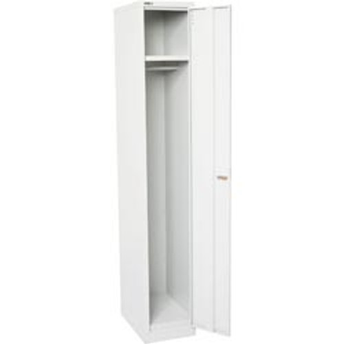 GO LOCKER Single Door, 305W, Silver Grey