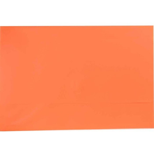 Osmer Plastic Document Wallet with Velcro Seal Foolscap, Orange