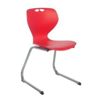 MATA EDUCATION CANTI CHAIR Cantilever 355 High Red