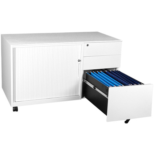 STEELCO TRIMLINE MOBILE CADDY Right Hand Drawer Orientation H615xW1050WxD500