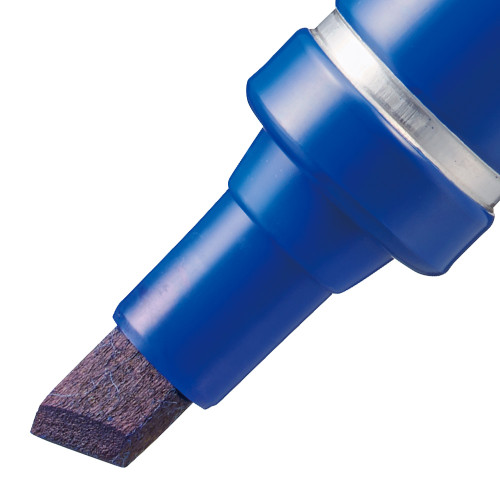 Pentel N60 Permanent Marker Chisel Point 2.5-5.5mm  Blue, Each