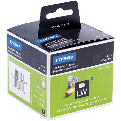 DYMO LABELWRITER - LABELS Diskette 54 x 70mm 99015 (Box of 320)