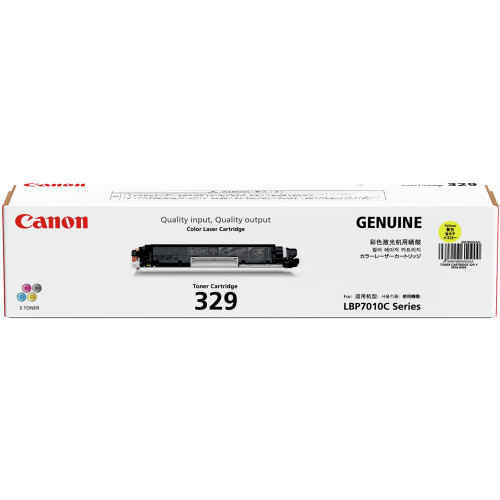 CANON CART-329 ORIGINAL YELLOW TONER CARTRIDGE Suits LBP7018C
