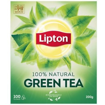 LIPTON TEA BAGS Green Tea Pk100