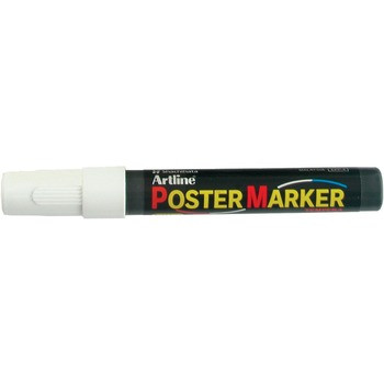 ARTLINE POSTER MARKER TEMPERA INK 2MM BULLET WHITE *** While Stocks Last ***
