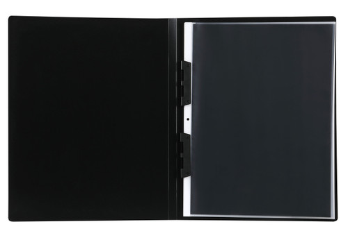 MARBIG A3 REFILLABLE DISPLAY BOOK 20 Pockets Black