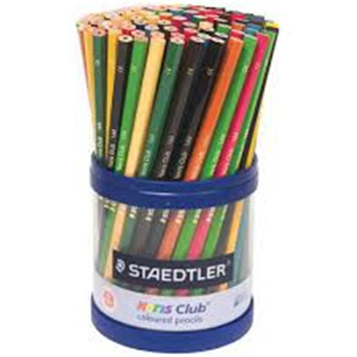 Staedtler 185 Noris Colour Coloured Pencils - Assorted Cup of 108
