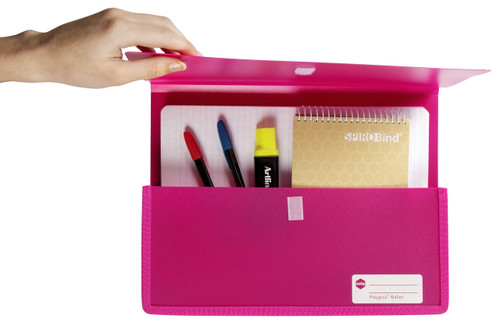 MARBIG POLYPICK WALLETS A4 Heavy Duty Wallet Pink