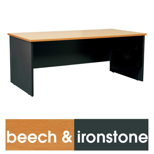 LOGAN DESK 1800X900 Beech & Ironstone