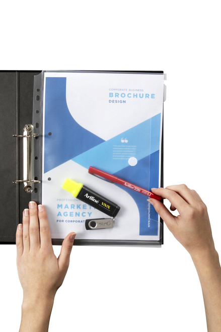 MARBIG BINDER WALLET A4 Clear