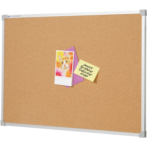 PENRITE CORK BULLETIN BOARD Aluminium Frame 1200 x 900mm