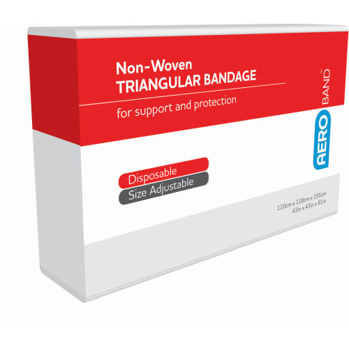 AEROBAND Non-Woven Triangular Bandage 110 x 110 x 155cm, Each
