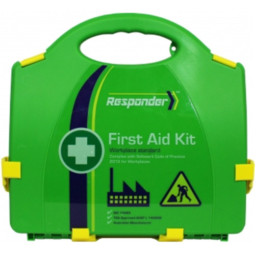 RESPONDER 4 Series Plastic Neat First Aid Kit Small 29 x 10 x 27cm (Up to 25 employees Hard Case)