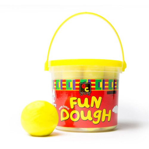 EDUCATIONAL COLOURS FUN DOUGH 900G YELLOW